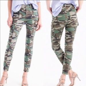 J.Crew Skinny Camo Print Cargo pants